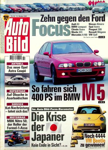 Deckblatt Auto Bild (42/1998)